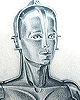 Early C-3PO Concept By Ralph McQuarrie